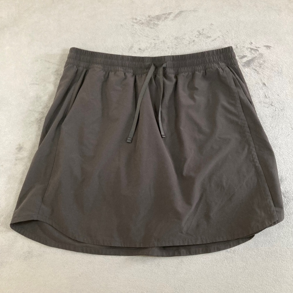 Patagonia Womens Fleetwith Skort Forge Grey Hiking Athletic Skirt Large